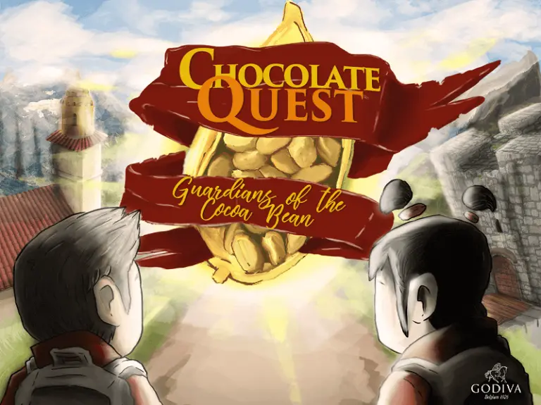 GODIVA chocolate quest screen