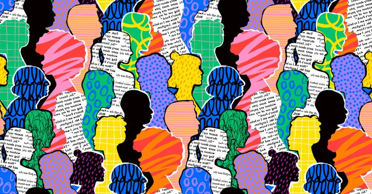 A vibrant pattern featuring a variety of shapes and colors, creating a visually striking and dynamic design.